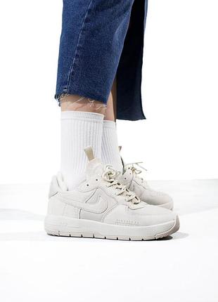 Женские кроссовки nike air force 1 wild grey скидка sale | smb9 фото