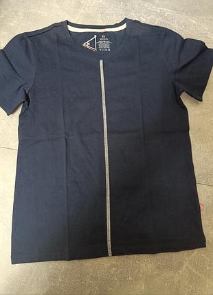 Базовая футболка на мальчика синего цвета качество 🔥