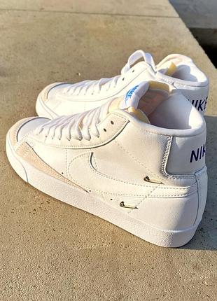 Женские кроссовки nike blazer mid double swoosh white скидка sale | smb