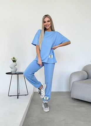 Костюм ( штани + футболка ) 🩵 від 42 до 52 розміри