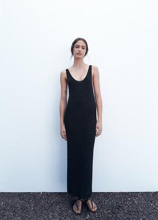 Стильна сукня міді zara