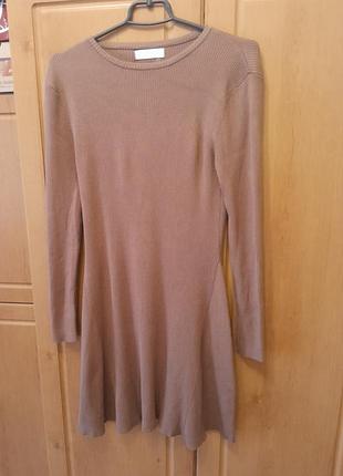 Платье рубчик s