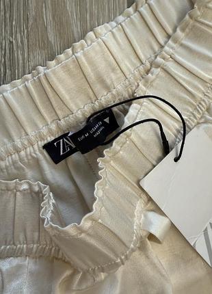 Сатинові брюки zara