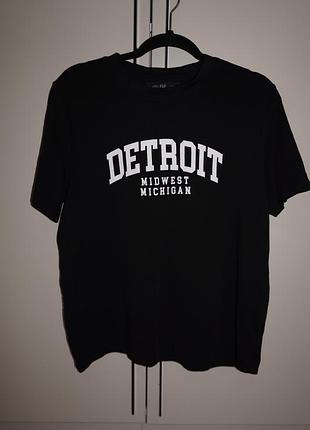 Хлопковая футболка оверсайз