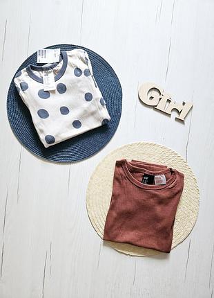 Комплект летний для девочки h&amp;m 122-128см, 6-8роков, футболка+шорты детские, костюм легкий