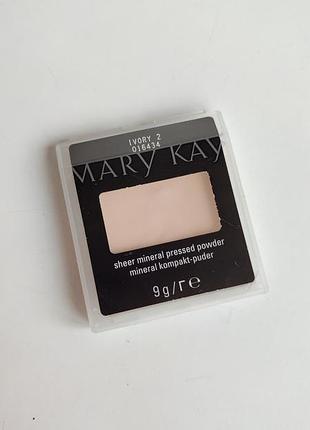 Компактная минеральная пудра для лица мери кей mary kay ivory 2  016434