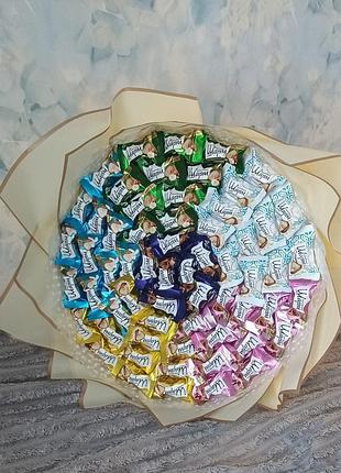Букеты из конфет, съедобные букеты8 фото