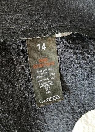 Новое черное платье в горох 9