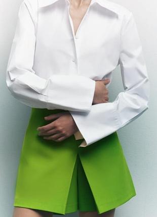 Шорти жіночі zara зелено неонові