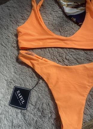 Новий купальник zaful розмір s неоновий колір
