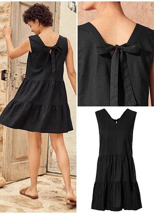 Платье,55% лен,45% коттон, esmara 3