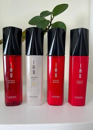 Есенція та серум для волосся lebel sleek / moist / forti / serum