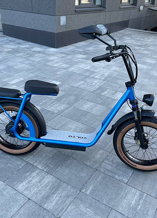 Фетбайк двухместный volto cruise 20" (1000w, 20ah, 48v!!️)+nfc серый