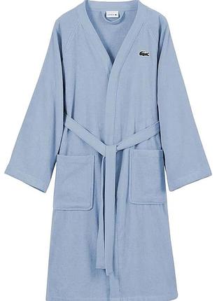 Махровый халат lacoste унисекс
