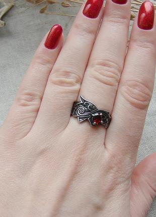 Кольцо из нержавейки волк в кельтском стиле из нержавеющей стали. цвет серебро размер 17 18 19