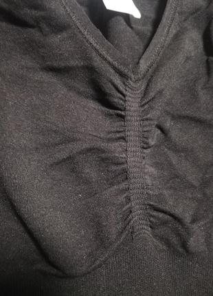 Черная майка, утягивающее белье, размер м3 фото