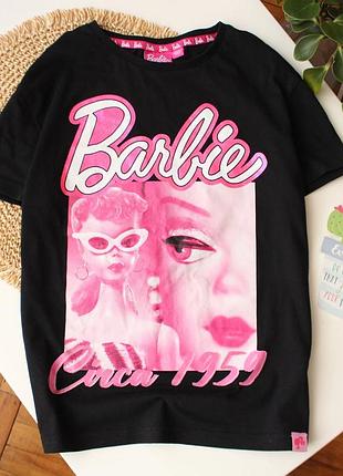 Футболка с принтом barbie 10 - 11 лет