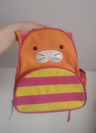 Рюкзачок киса яркий портфель рюкзак детский сумка 🎒