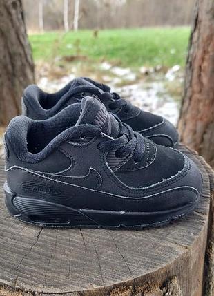 Детские кроссовки nike air max 90 black3 фото