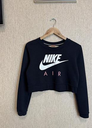 Укорочений світшот nike air, з логотипом спереду, оригінал