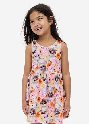 Сукня з котиками h&m 6-8 років