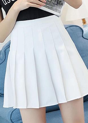 Спідниця тенісна біла з шортами