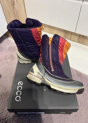 Зимові чобітки для дівчинки ecco  biom goretex 27 р, 16,5 см