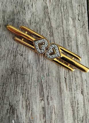 Monet брошка з серцями