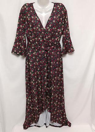 Макси платье женское bodyflirt 16/18/46/44/52/54/xxl/3xl