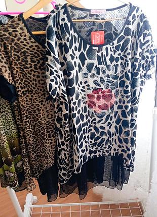 Футболка-туніка 5xl-8xl