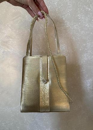 Сумка вечірня вінтажна з камінчиками