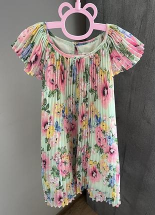 Платье в цветы h&amp;m