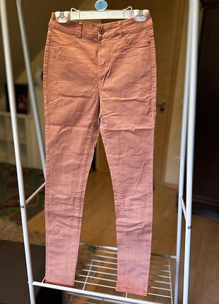 Рожеві джинси скіні завужені