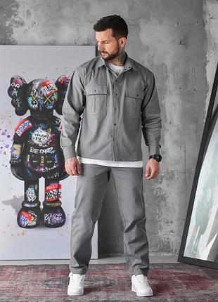 Чоловічий новий брендовий костюм irresistible grey вт1120(k6 8 - 02)
