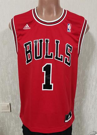 Баскетбольная майка adidas nba chicago bulls rose