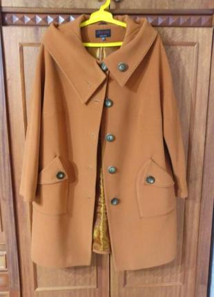 Шикарное демисезонное пальто размер 54-56 укр.3 фото