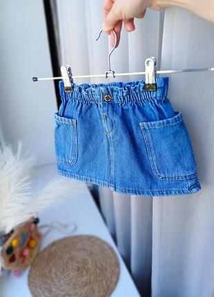 Вудряшка zara джинсовая 98 см