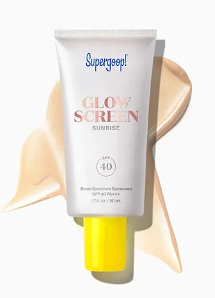 Солнцезащитный крем supergoop! glowscreen spf 40 50ml - original