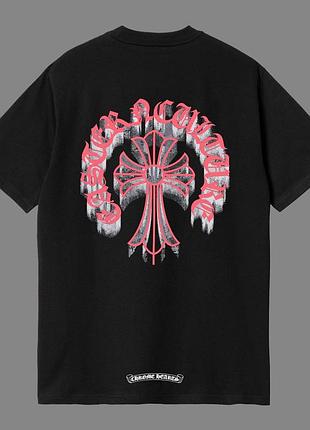 Chrome hearts чорна футболка