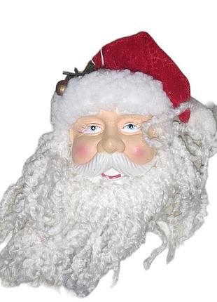 Новорічний, підвісний декор santa claus, на стіну, ялинку