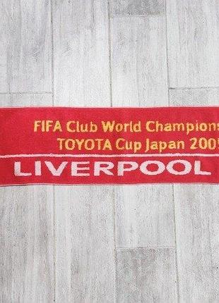 Футбольный шарф fc liverpool