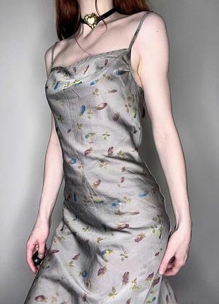 Сарафан /сукня шифонова з квіточками