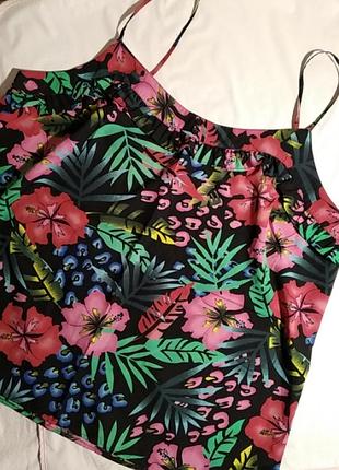 Блуза майка на тонких бретелях papaya xxl