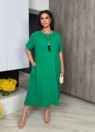 Легкое муслиновое платье