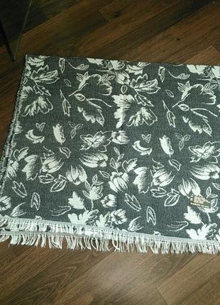 Широкий тончайший шарф шерстяной шарф шерсть альпака италия