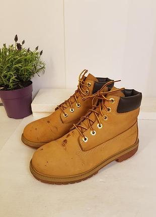 Ботинки timeberland натуральный нубук оригинал 38р