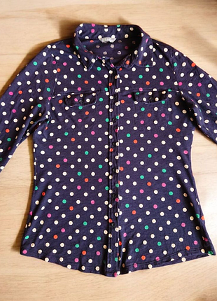 Marks & spencer котоновая рубашка