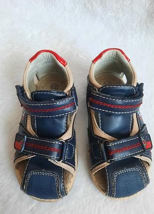 Босоножки для мальчика р. 24 с.кл кожаные ортопедические 14-14 5 см