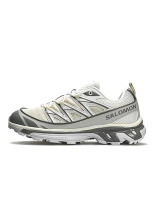 👟 мужские кроссовки salomon xt-6 expanse white grey 👟