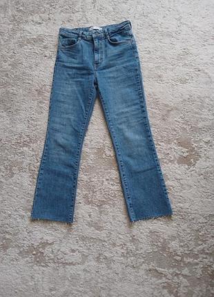 Джинсы синие женские zara s-m